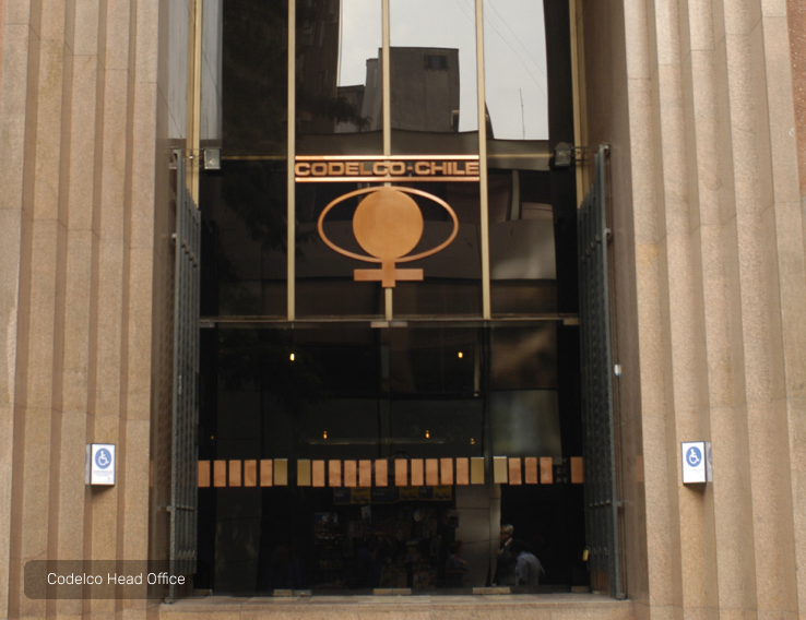 National corporation of Chilean copper