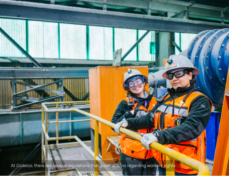 Codelco workers