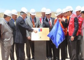 Presidente Sebastián Piñera inauguró planta termosolar en División Gabriela Mistral