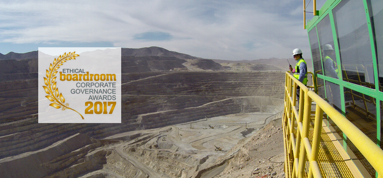 Codelco es nuevamente reconocida por su gobierno corporativo y transparencia Codelco es nuevamente reconocida por su gobierno corporativo y transparencia