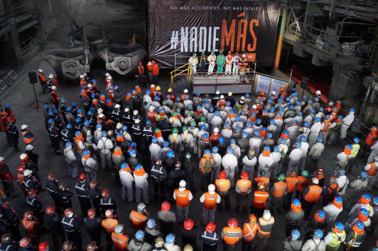 Con “arenga de seguridad” se dio inicio a la mantención de la fundición de Potrerillos Con “arenga de seguridad” se dio inicio a la mantención de la fundición de Potrerillos