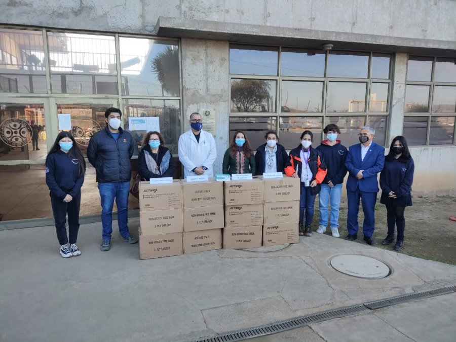 Codelco División Ventanas dona 50 mil mascarillas a establecimientos educacionales de Quintero y Puchuncaví