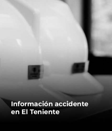 Información accidente en El Teniente
