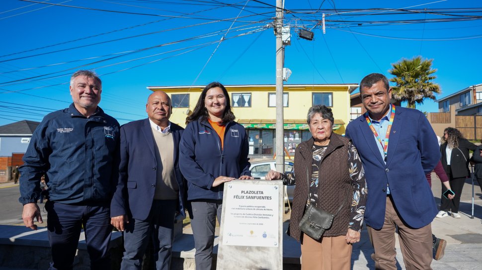 Codelco Ventanas inauguró nuevo espacio público construido en base a escoria de cobre