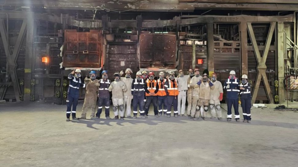Se inicia última campaña del Horno de Refino 1 de Codelco Ventanas y avanza nuevo equipo para procesar scrap