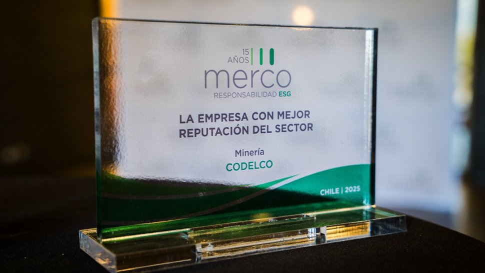 Codelco ratifica su liderazgo en responsabilidad ESG en el ranking Merco 2025