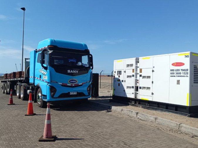 Codelco y SANY realizan exitoso piloto de camión 100% eléctrico en estratégica ruta minera del norte