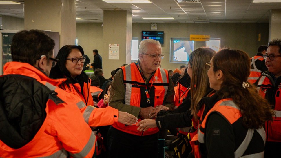 Codelco recibe a la Contralora General de la República en División Andina para conocer en terreno el plan minero conjunto con Anglo American