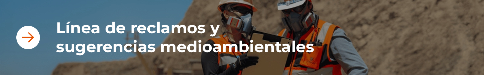 Línea de reclamos y sugerencias medioambientales