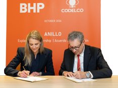 Codelco y BHP firman acuerdo para iniciar exploración del Proyecto Anillo